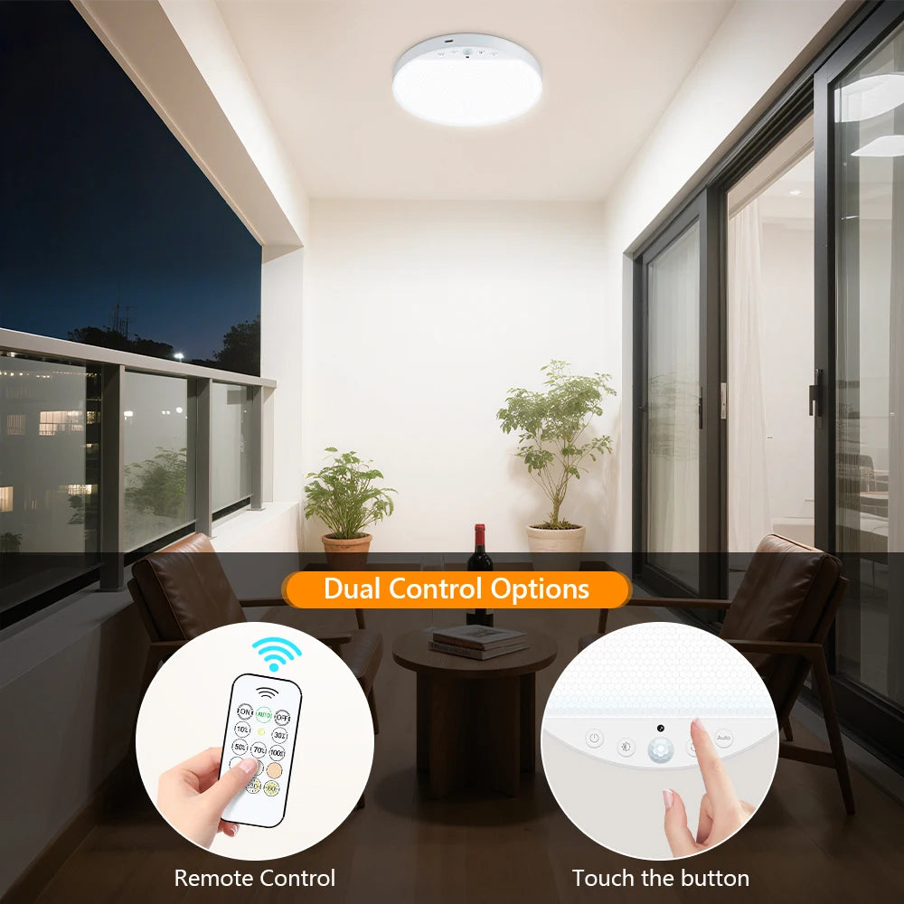 Brightora™ Wireless Motion Sensor Ceiling Light
