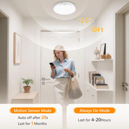 Brightora™ Wireless Motion Sensor Ceiling Light