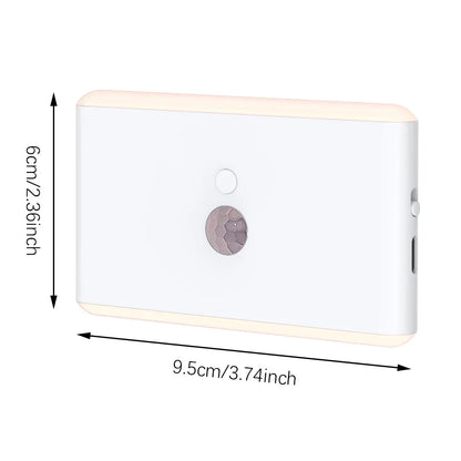 LED Night Light, USB Charging, Smart Motion Sensor, Color-Changing Ambient Lighting, Ideal for Living Room and Hallways
